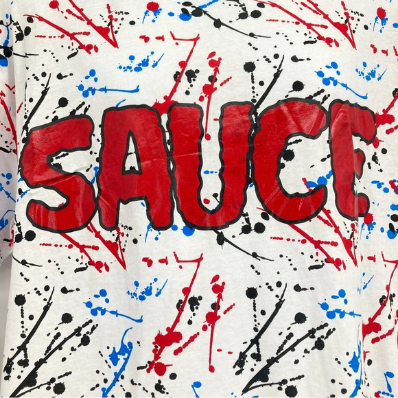 NWT Road Narrows N.Y.C. Splattered Paint Graphic T-Shirt Size 3XL - Picture 2 of 8